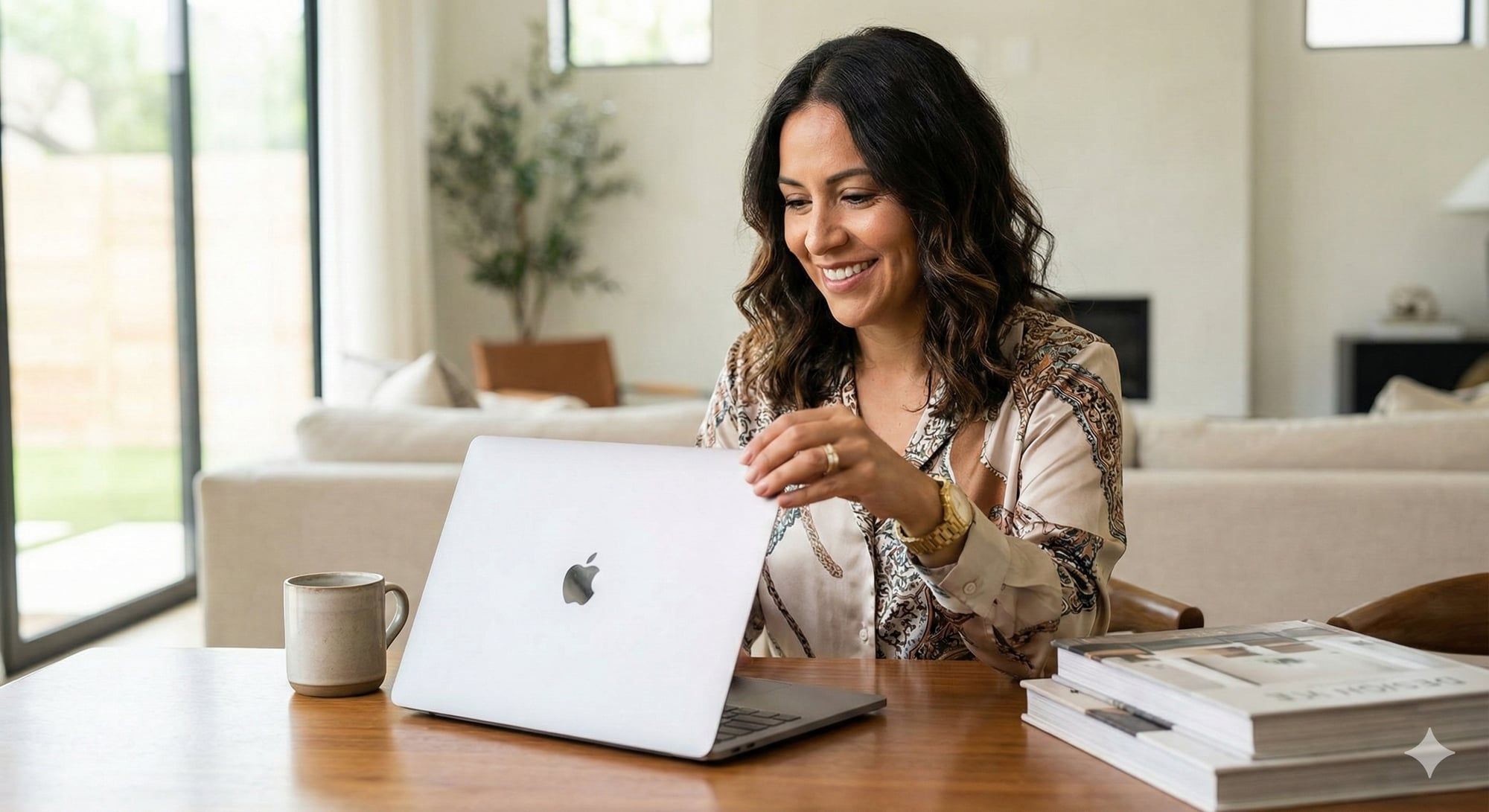 Persona comenzando su viaje financiero con calma