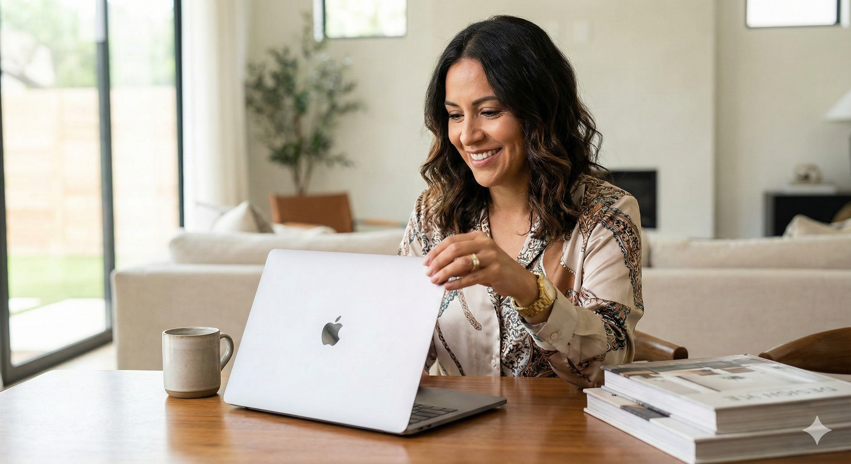 Persona comenzando su viaje financiero con calma